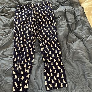 J Crew Labrador Pajama Pants Medium navy blue worn 1x